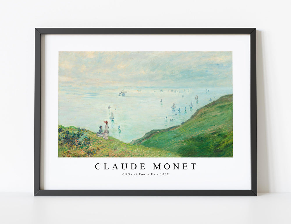 Claude Monet - Cliffs at Pourville 1882