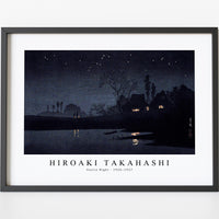 Hiroaki Takahashi - Starry Night (ca.1926–1927)