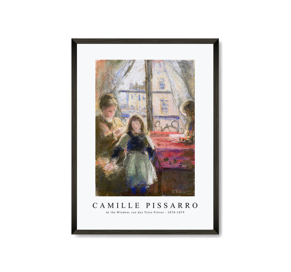 Camille Pissarro - At the Window, rue des Trois Frères 1878-1879