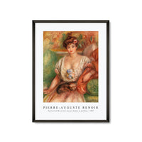 Pierre Auguste Renoir - Portrait of Misia Sert (Jeune femme au griffon) 1907