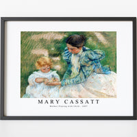Mary Cassatt - Mother Playing with Child 1897