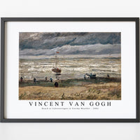 Vincent Van Gogh - Beach at Scheveningen in Stormy Weather 1882