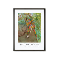 Odilon Redon - Harlequin 1885