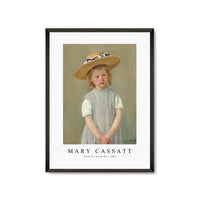 Mary Cassatt - Child in a Straw Hat 1886