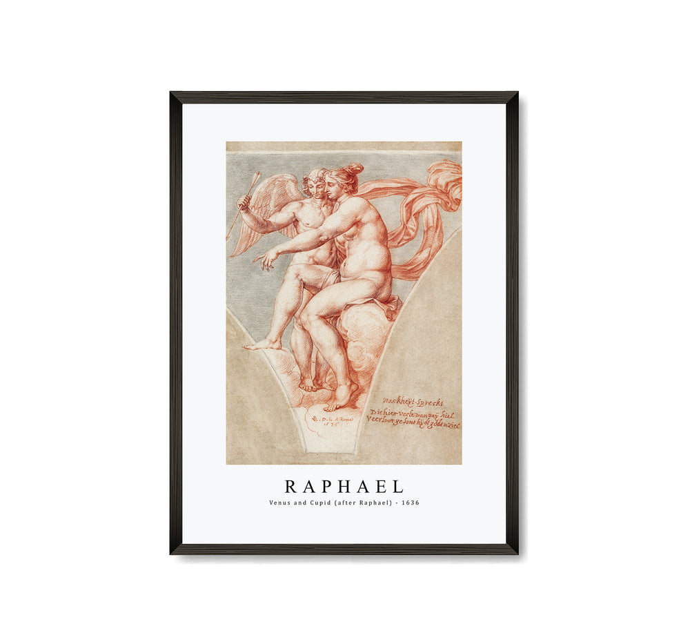 Raphel - Venus and Cupid (after Raphael) 1636