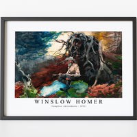 Winslow Homer - Campfire, Adirondacks 1892