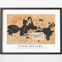 Pierre Bonnard - Preliminary cover design for Petit Solfège illustré (1892–1893)
