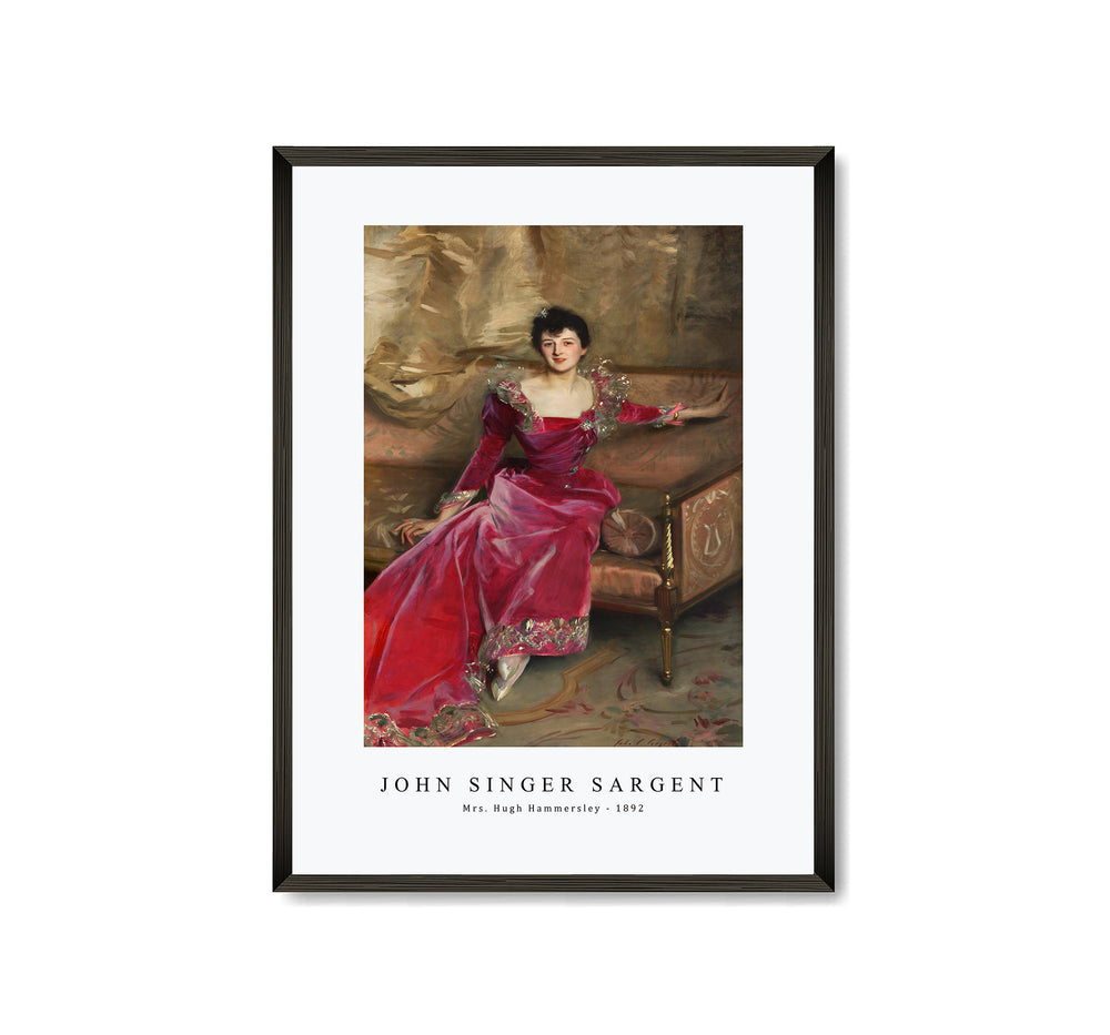 John Singer Sargent - Mrs. Hugh Hammersley (1892)