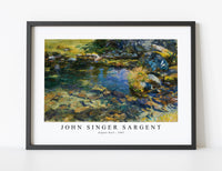 
              John Singer Sargent - Alpine Pool (1907)
            