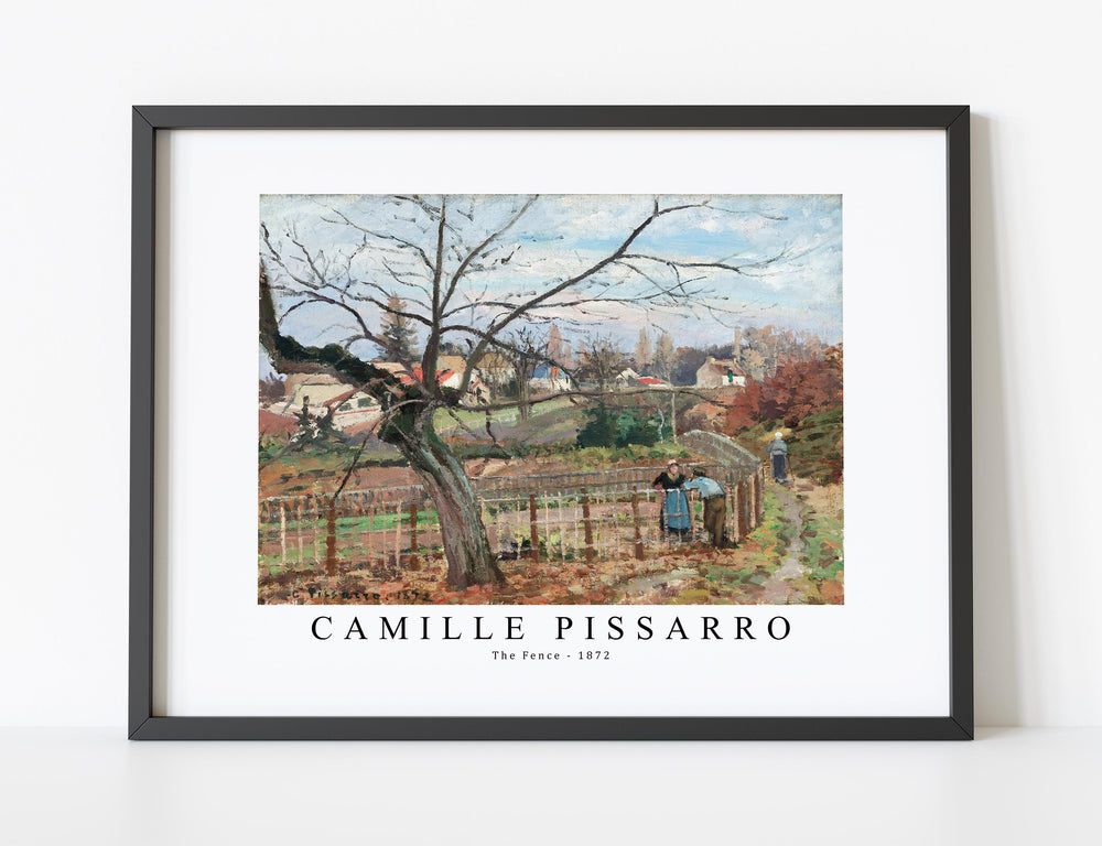 Camille Pissarro - The Fence 1872