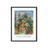 Paul Cezanne - Rocks and Trees (Rochers et arbres) 1904