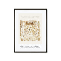 John Singer Sargent - Predella of an Altar, Cathedral, Tarragon (ca. 1895–1908)