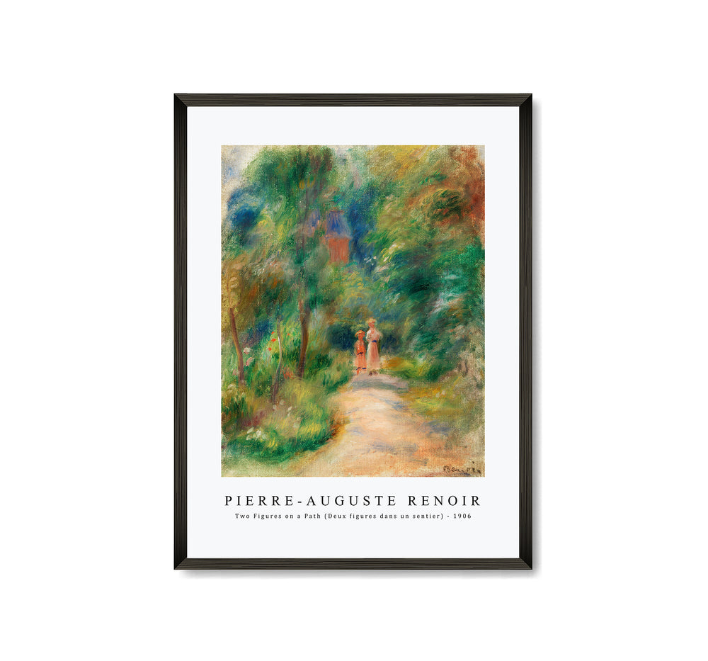 Pierre Auguste Renoir - Two Figures on a Path (Deux figures dans un sentier) 1906