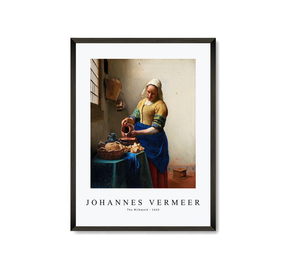 Johannes Vermeer - The Milkmaid 1660