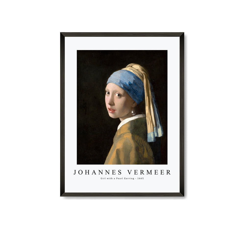 Johannes Vermeer - Girl with a Pearl Earring 1665