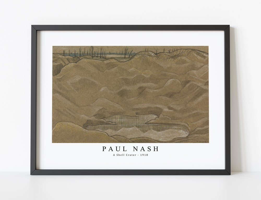 Paul Nash - A Shell Crater (1918)