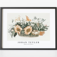 Johan Teyler - Basket with flowers