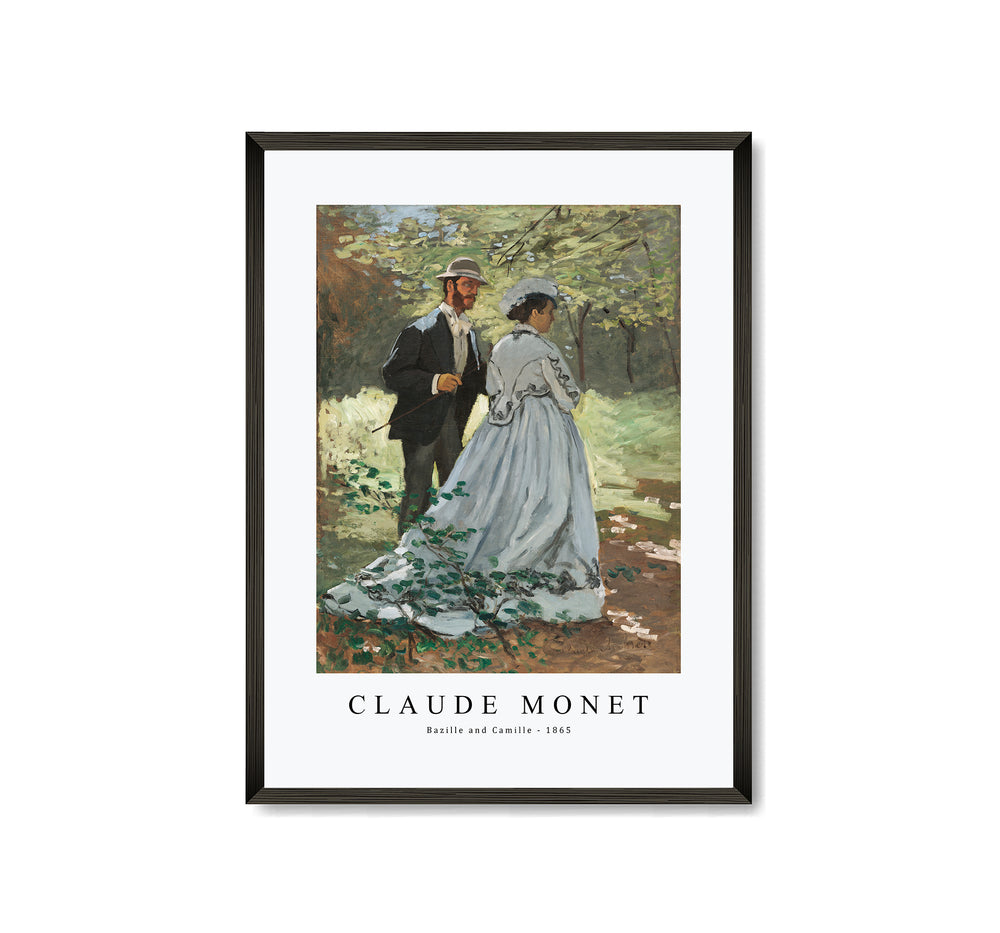 Claude Monet - Bazille and Camille 1865