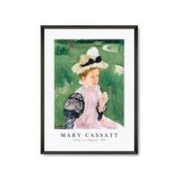 Mary Cassatt - Portrait of a Young Girl 1899