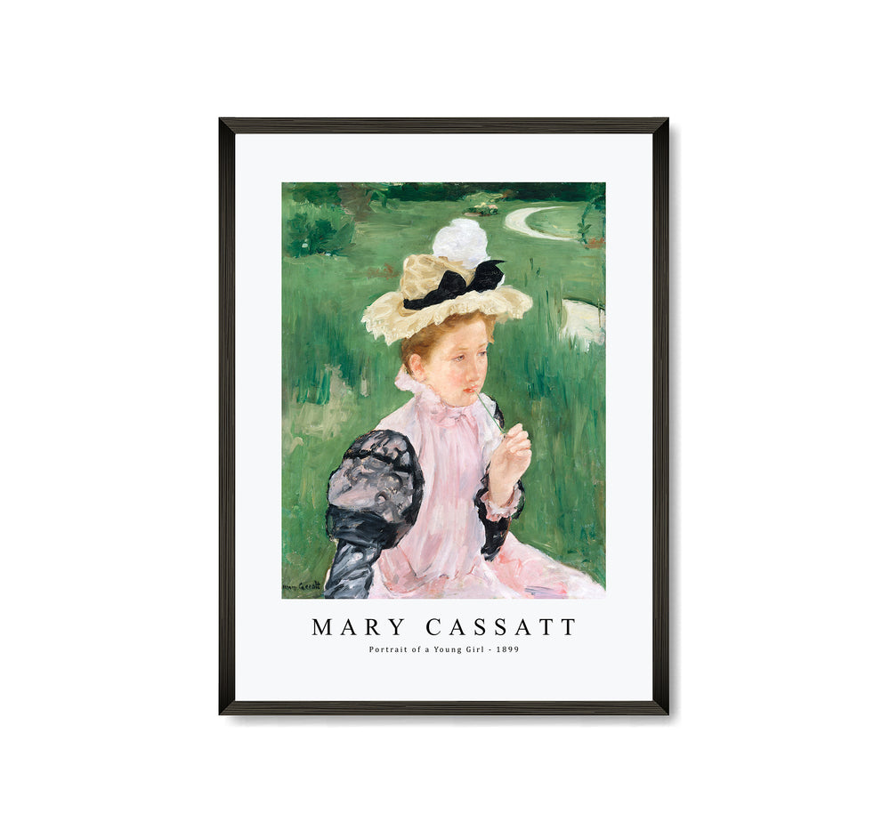 Mary Cassatt - Portrait of a Young Girl 1899