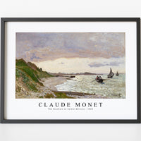 Claude Monet - The Seashore at Sainte-Adresse 1864