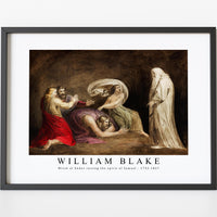 William Blake - Witch of Endor raising the spirit of Samuel 1752-1827