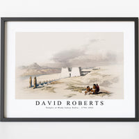 David Roberts - Temple of Wady Sabua Nubia-1796-1864