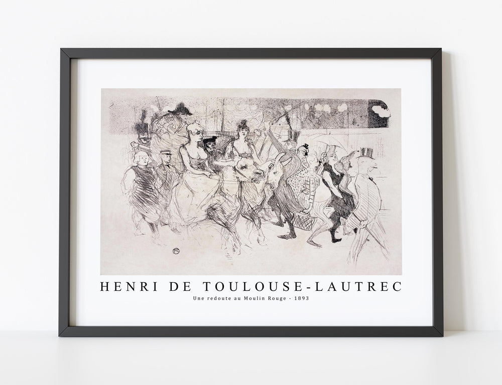 Henri De Toulouse–Lautrec - Une redoute au Moulin Rouge 1893