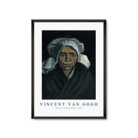 Vincent Van Gogh - Head of a Peasant Woman 1884