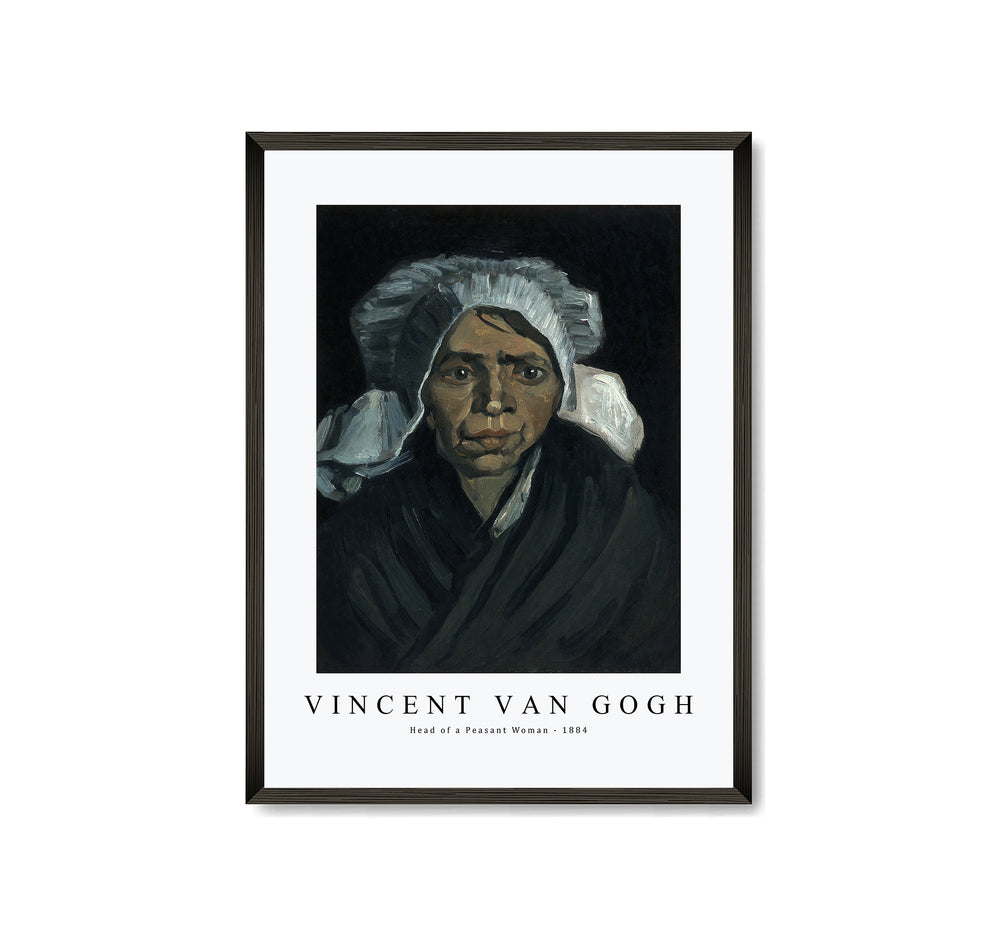 Vincent Van Gogh - Head of a Peasant Woman 1884