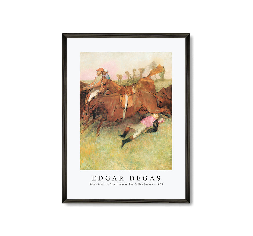 Edgar Degas - Scene from he Steeplechase The Fallen Jockey 1886