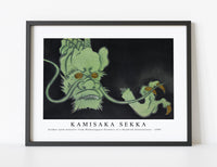 
              Kamisaka Sekka - Golden eyed monster from Momoyogusa–Flowers of a Hundred Generations (1909)
            
