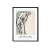 
              Edgar Degas - Naked woman. Bather Drying Herself 1883-1884
            