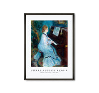 
              Pierre Auguste Renoir - Woman at the Piano 1875-1876
            