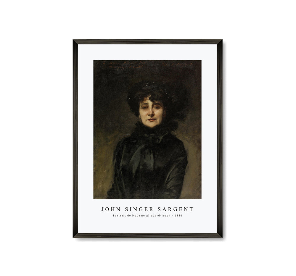 John Singer Sargent - Portrait de Madame Allouard-Jouan (ca. 1884)