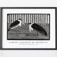 Samuel Jessurun De Mesquita - Two maraboos (Twee maraboes) (c.1914)