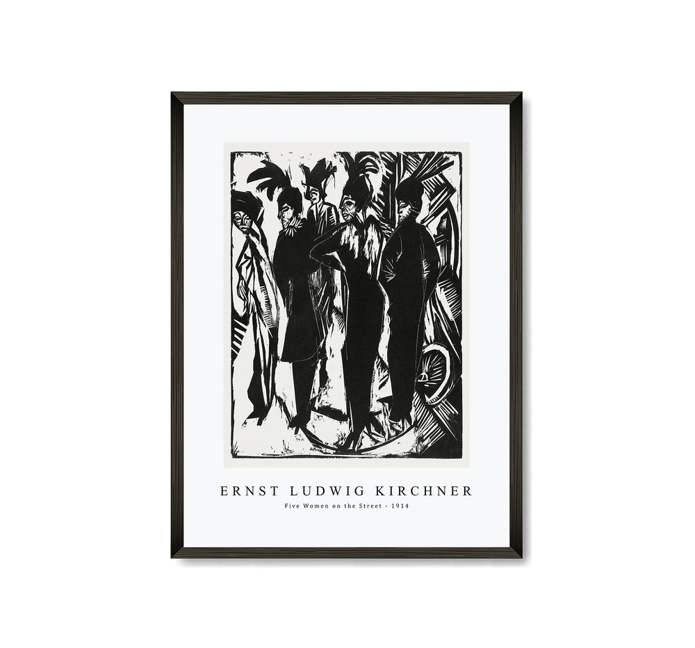 Ernst Ludwig Kirchner - Five Women on the Street 1914
