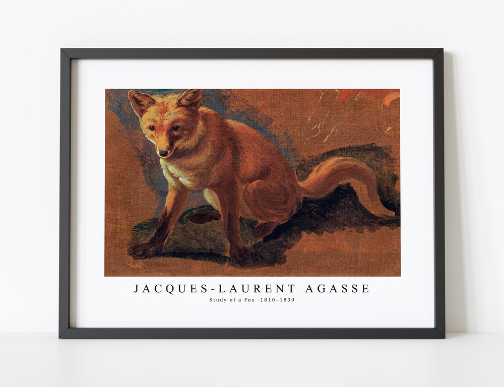 Jacques Laurent Agasse - Study of a Fox (ca. 1810–1830)