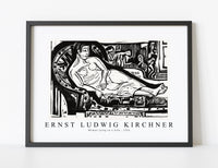 
              Ernst Ludwig Kirchner - Woman Lying on a Sofa 1926
            