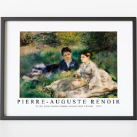 Pierre Auguste Renoir - On the Grass (Jeunes femmes assises dans l'herbe) 1873