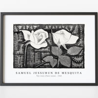 Samuel Jessurun De Mesquita - Two roses (Twee rozen) (c.1920)