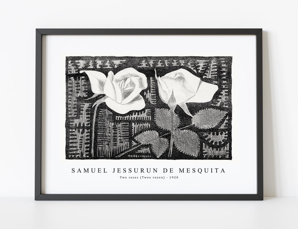 Samuel Jessurun De Mesquita - Two roses (Twee rozen) (c.1920)