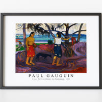 Paul Gauguin - I Raro Te Oviri (Under the Pandanus) 1891