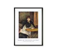 
              Henri De Toulouse–Lautrec - A la Bastille (Jeanne Wenz) 1888
            