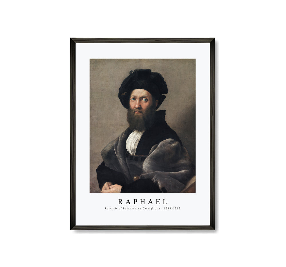 Raphael - Portrait of Baldassarre Castiglione 1514-1515