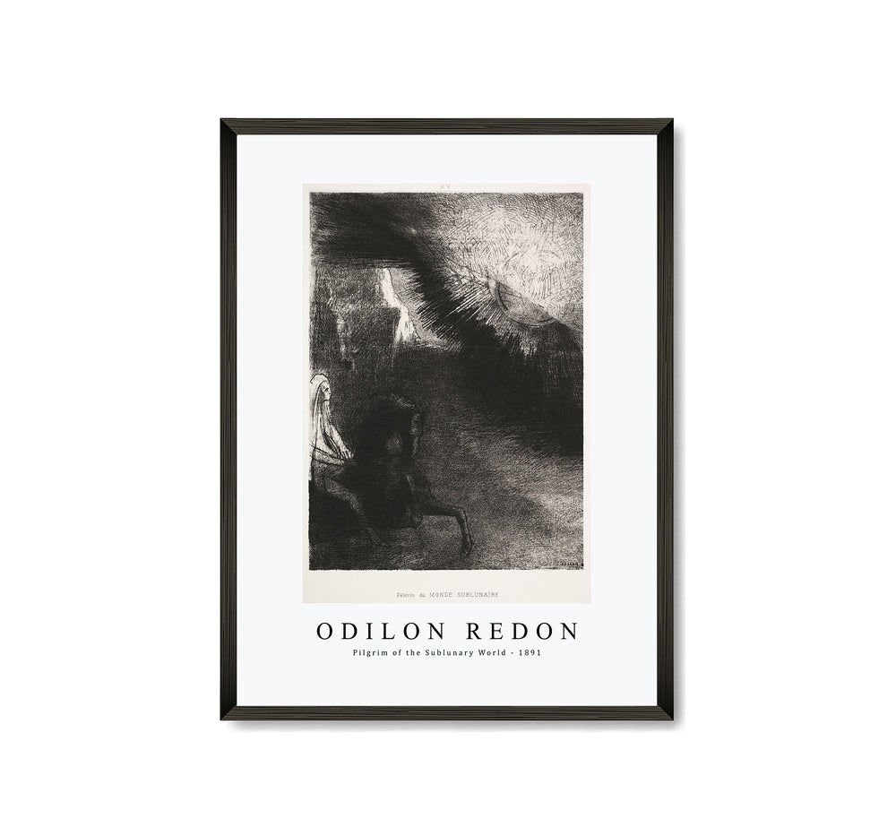Odilon Redon - Pilgrim of the Sublunary World 1891
