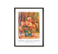 
              Pierre Auguste Renoir - Vase of Roses 1890-1900
            