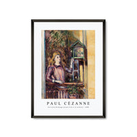 Paul Cezanne - Girl with Birdcage (Jeune fille à la volière) 1888