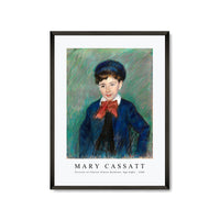 Mary Cassatt - Portrait of Charles Dikran Kelekian, Age Eight 1908