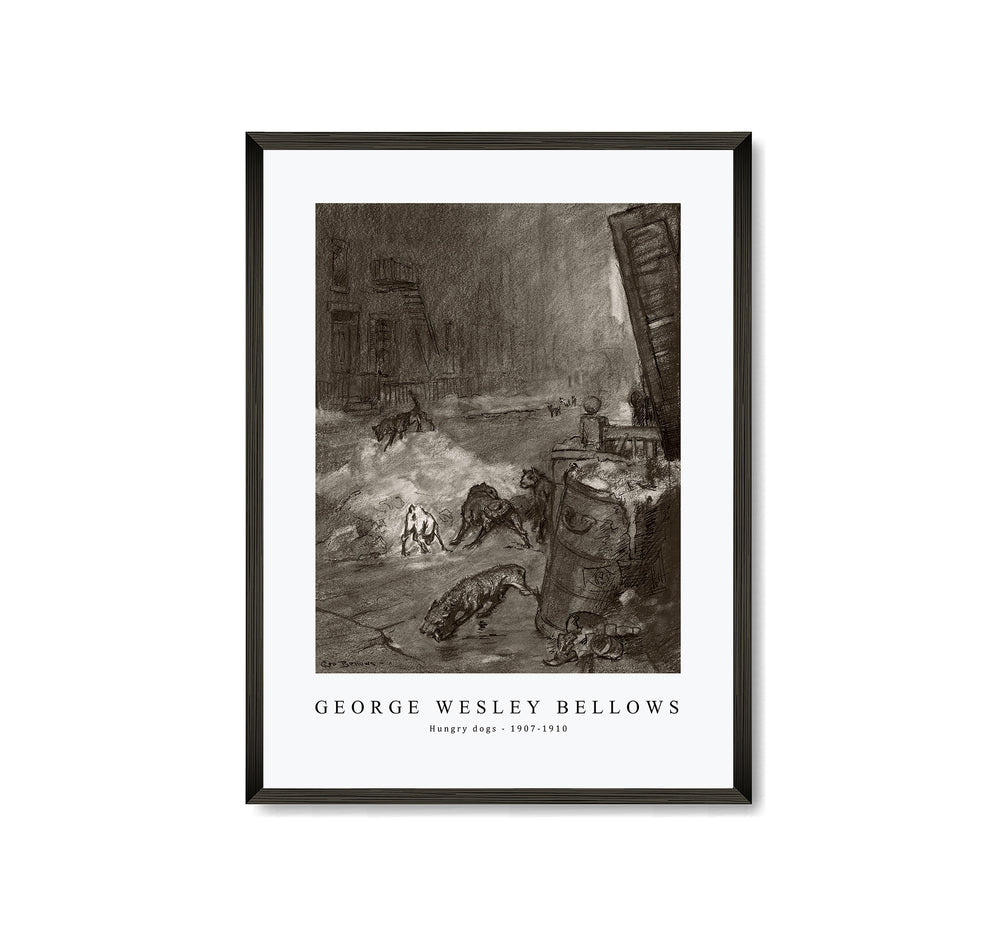 George Wesley Bellows - Hungry dogs 1907-1910